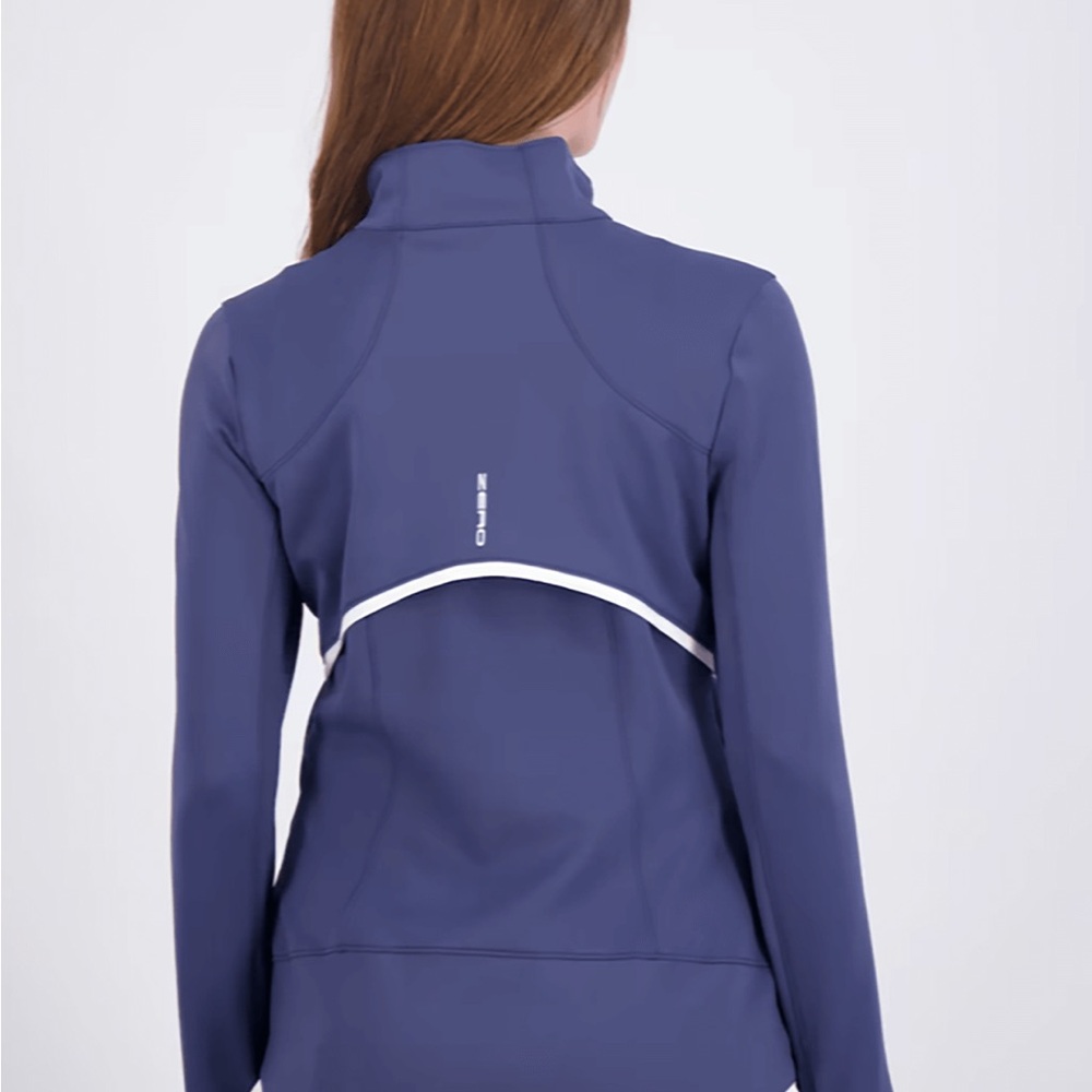 Women's Navy Half-Zip Top